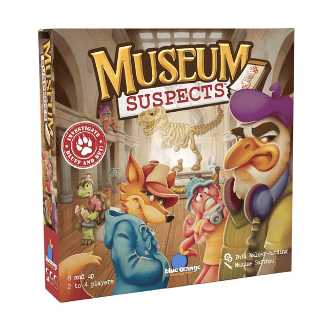 Juego de mesa Games Museum Suspects juego de mesa de estrate