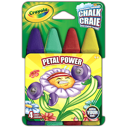 Build Your Box Pétalo Power Chalk 4 unidades