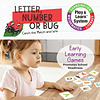 parche de brezo | Juego de letras, números o insectos, juego