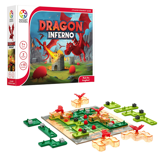 Dragon Inferno Juego de estrategia para 2 jugadores para eda