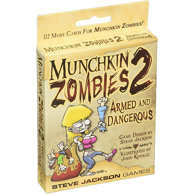 Munchkin Zombies 2 armado y peligroso