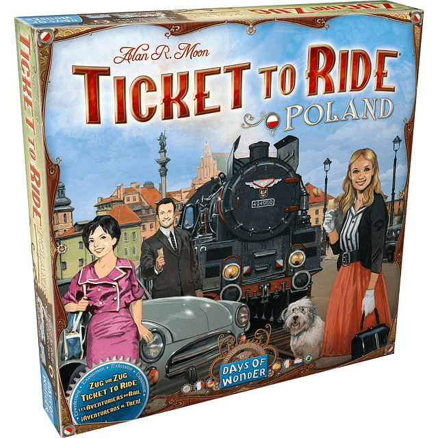 EXPANSIÓN del juego de mesa Ticket to Ride Polonia juego de