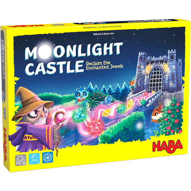 Moonlight Castle - Juego de mesa infantil con castillo en 3D