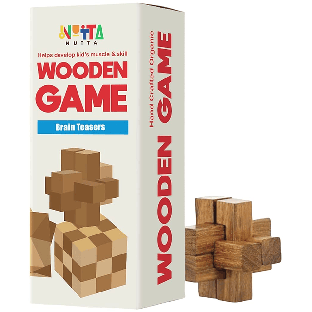 - Juego 3 en 1 de juegos de madera, rompecabezas de juguete