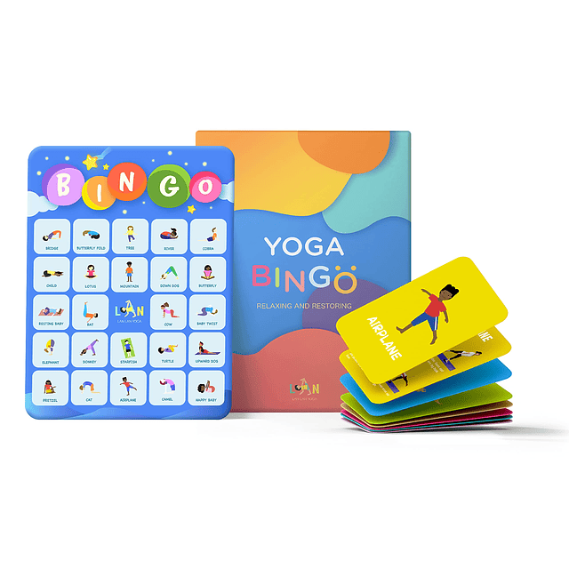 Yoga Bingo ¡Un juego relajante que conecta a niños y familia