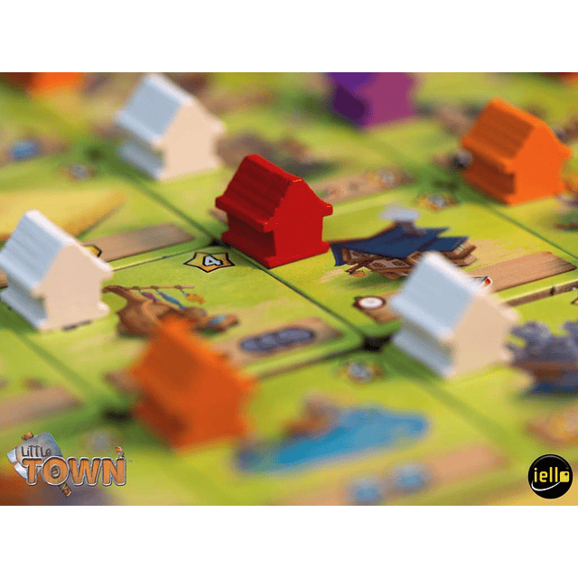 Little Town, juego de mesa de estrategia, diversión para to