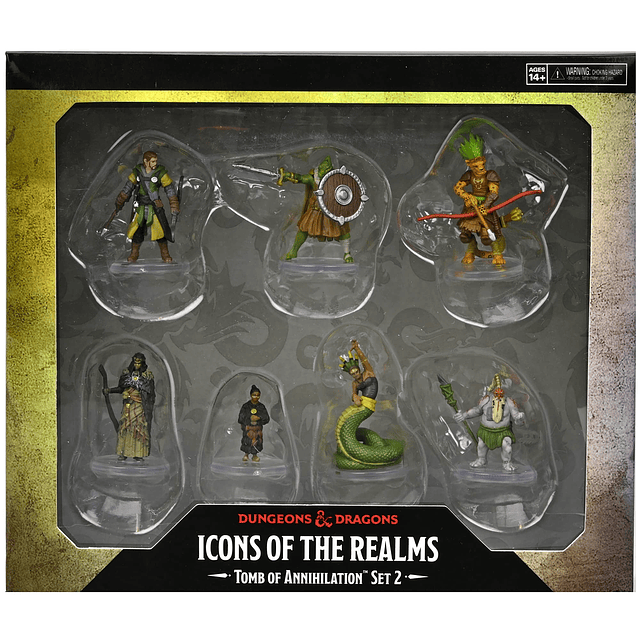 D&D Icons of The Realms Tomb of Annihilation Caja de 2 a 7 f