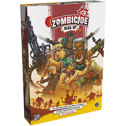 Zombicide Gear Up Juego de voltear y escribir ¡Equipo, cuadr