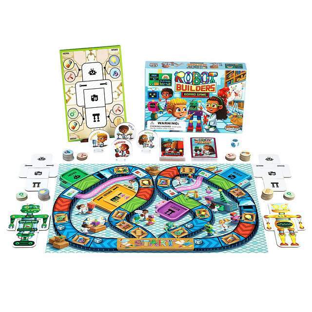 ¡Nuevo! ¡Juego de mesa Robot Builders! Emocionante competenc