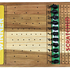 Juego de mesa de carreras de caballos de metal con tablero d