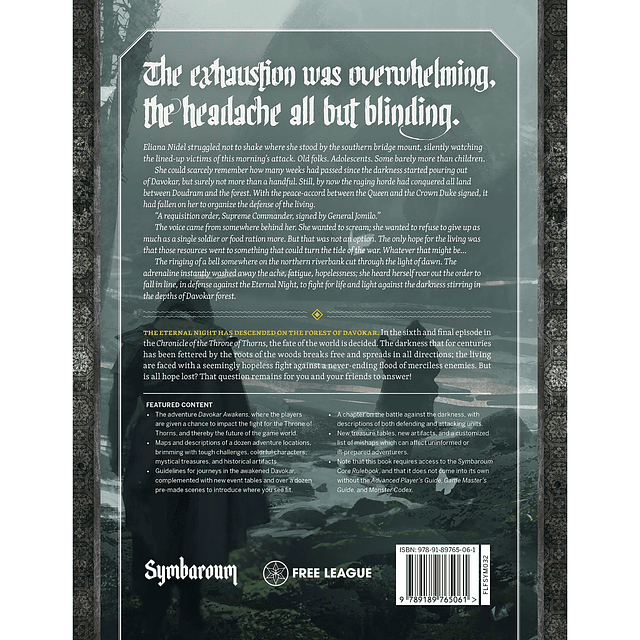 Publishing Symbaroum - Davokar Awakens - Libro de tapa dura