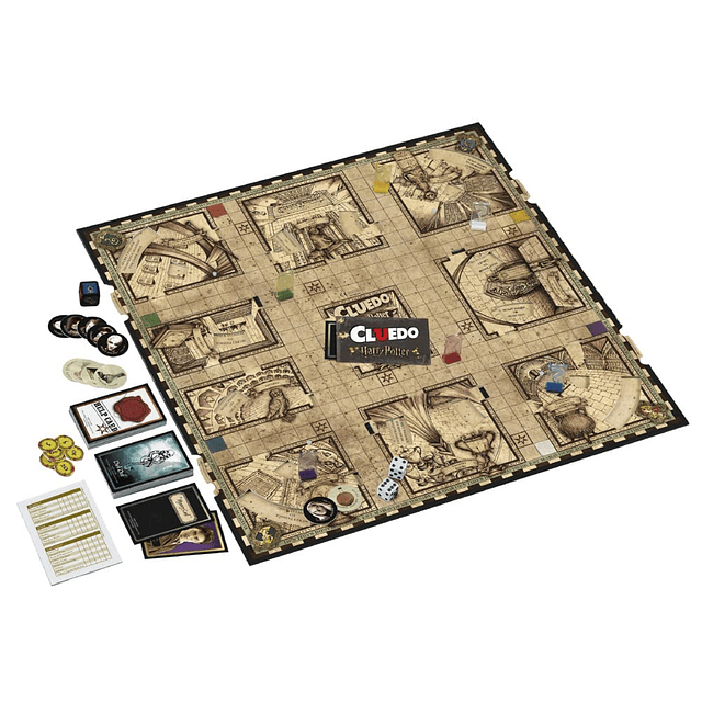 Clue Wizarding World Harry Potter Edition Juego de mesa, mul