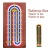 Cribbage de mesa - Tablero de juego de pista gigante de neop