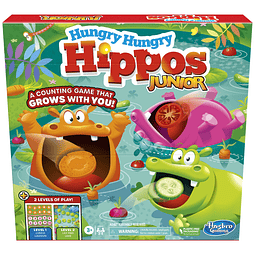 Hungry Hungry Hippos Junior Juego de mesa | Juego 2 en 1 par