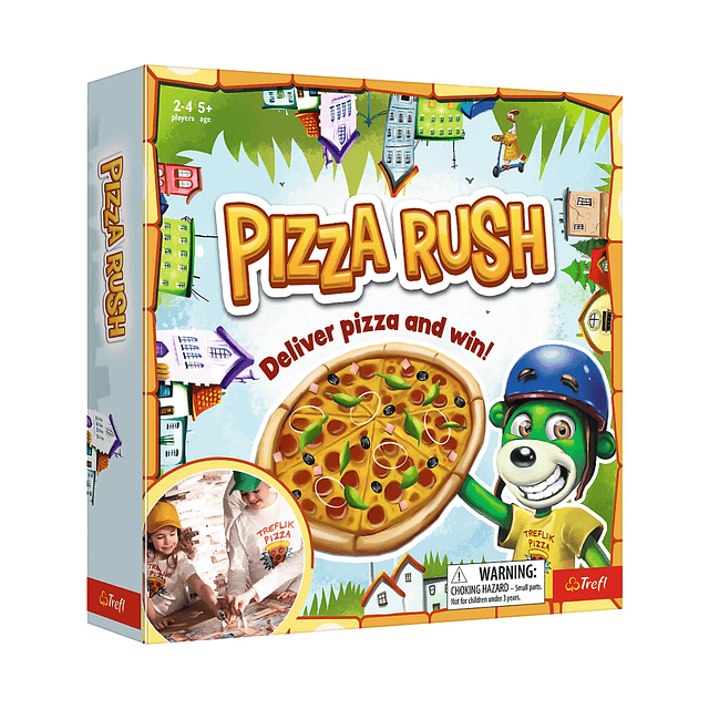 Pizza Rush Juego de Mesa, Deliver Pizza, Juego Familiar para