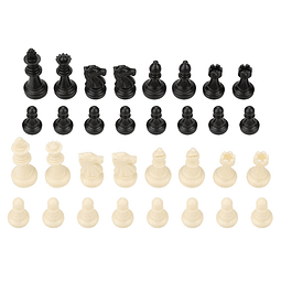 Tournament Chessmen Juego completo de 32 piezas de ajedrez e