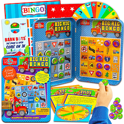 Bingo magnético de viaje por carretera para niños de 4 a 8 a