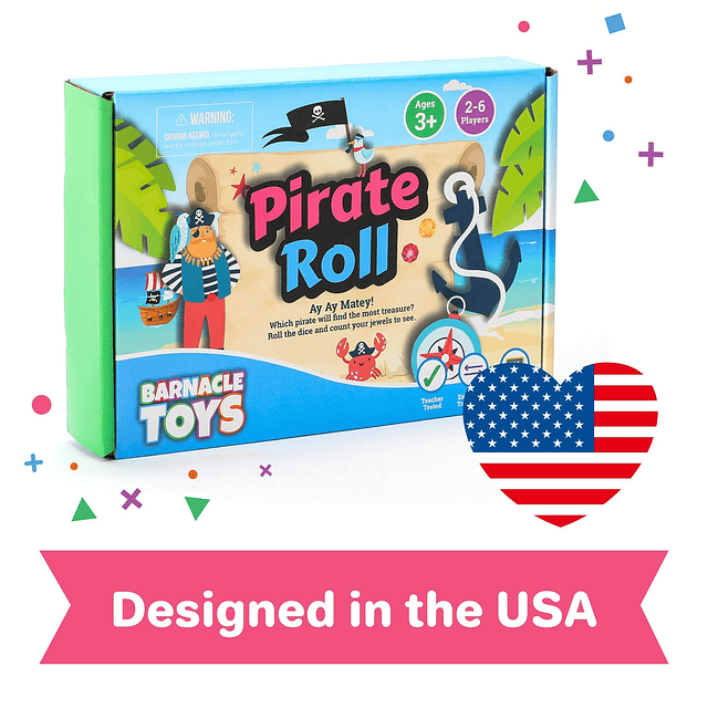 Pirate Roll - Juegos para niños, Juegos de mesa para niños p