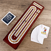 Upgrade Juego de mesa de madera para cribbage, tablero conti