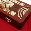 Tablero de cribbage continuo de 4 pistas de 14" con almacena