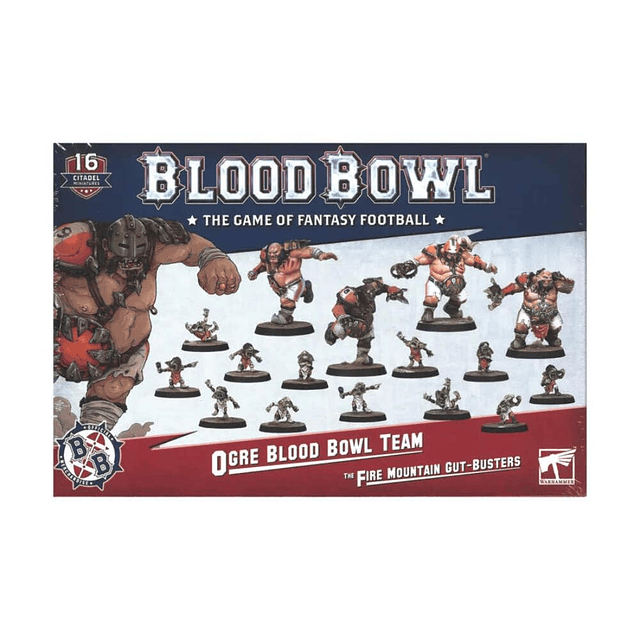 Warhammer Blood Bowl Ogre Team - Fire Mountain Gut Busters