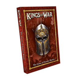 Kings of War Reglas de la tercera edición 2022, rojo, grande