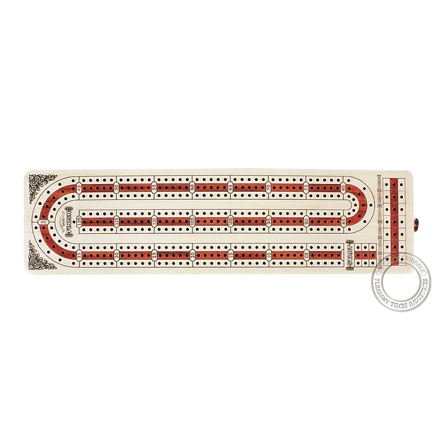 Tablero de Cribbage Continuo en Forma de Alfabeto e con Incr