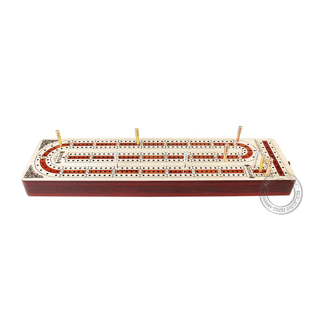 Tablero de Cribbage Continuo en Forma de Alfabeto e con Incr