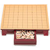 Mesa de ajedrez japonesa Shogi de madera con cajones y juego