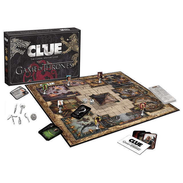 Juego de mesa USAopoly Clue Juego de Tronos | Mercancía Ofic