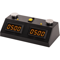 Reloj de ajedrez profesional digital ZMF-II - Negro/Amarillo