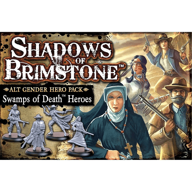 Shadows of Brimstone Swamps of Death - Paquete de héroes de