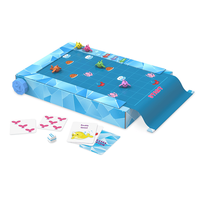 Narwhal Waterfall Juego cooperativo - Juegos divertidos para