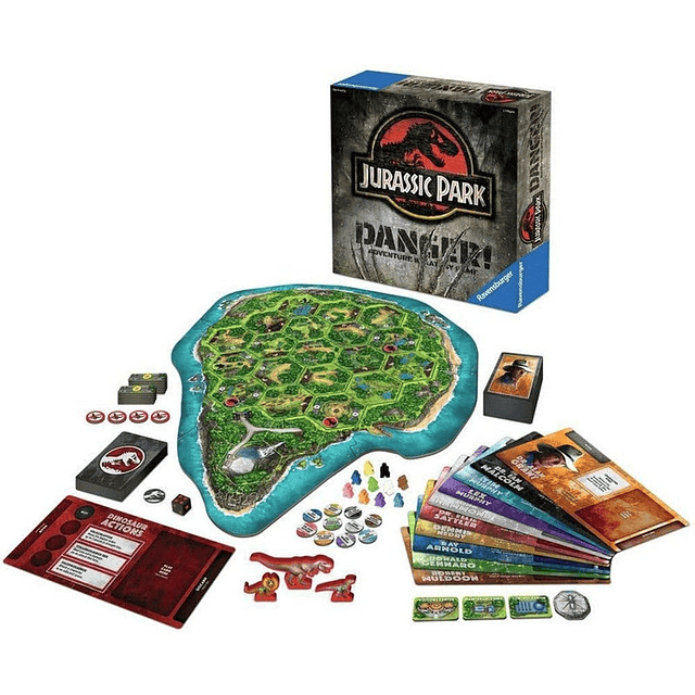 ¡Peligro en Jurassic Park! Juego de mesa de estrategia de av