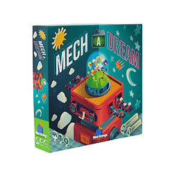 Juego de mesa de estrategia Mech A Dream con tema de robot d