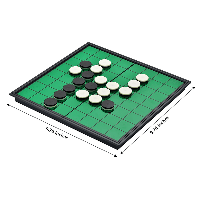 Juego de mesa magnético Reversi con tablero plegable, juegos