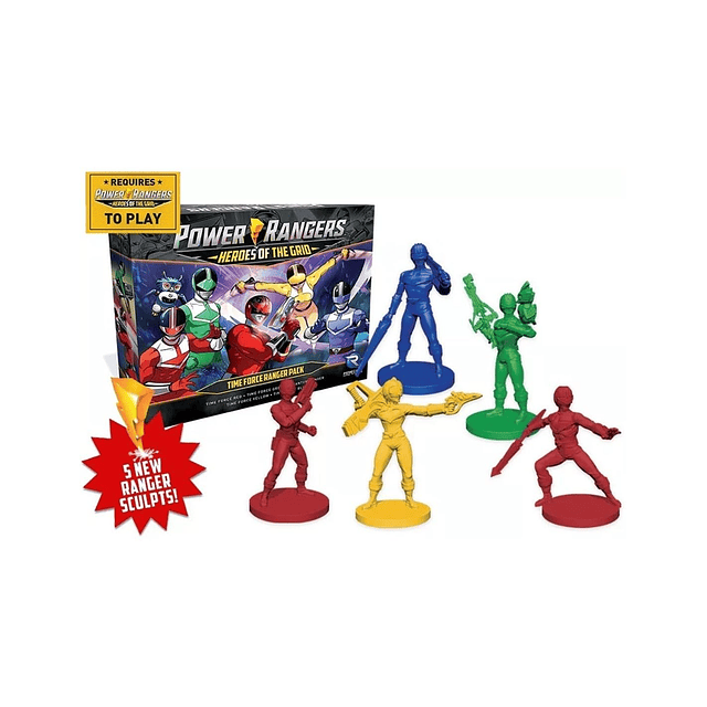 Power Rangers Heroes of The Grid Time Force Ranger Pack - Ex