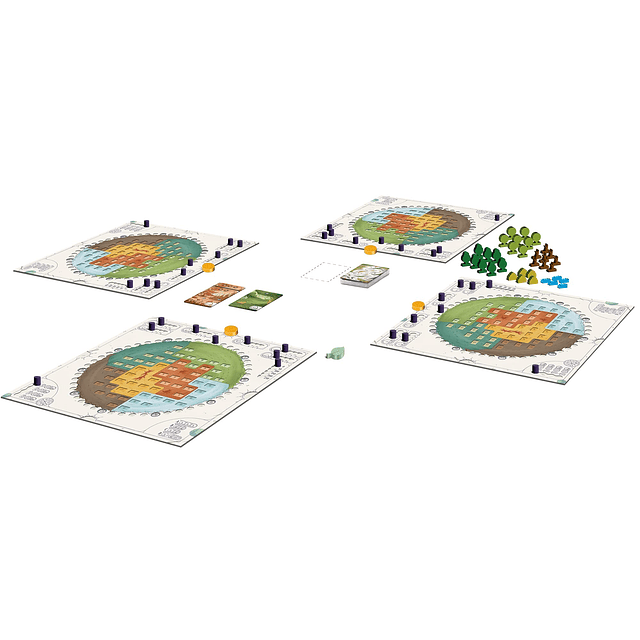 Evergreen - Inglés, juego de mesa de estrategia abstracta, j