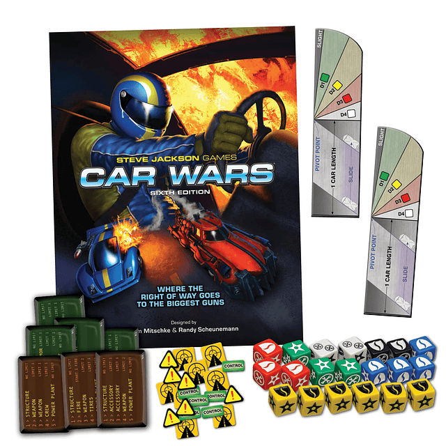 Car Wars Core Set de - Juego de mesa de carreras de vehículo