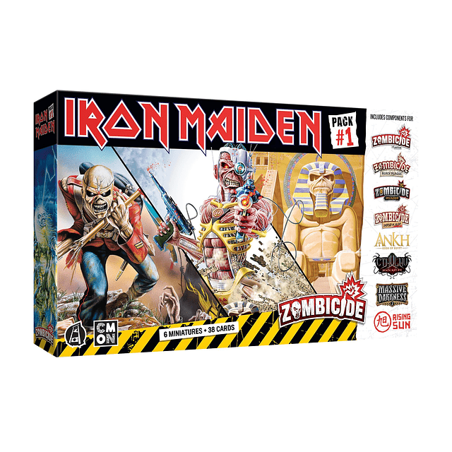 Paquete de personajes n.º 1 de Zombicide Iron Maiden ¡miniat