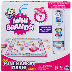 Mini Brands Mini Market Dash Food Game, para familias y niño