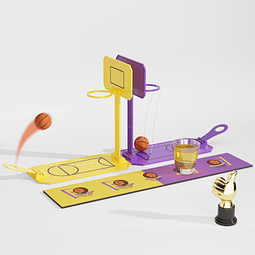 Juegos de fiesta para adultos Slam Dunk Showdown - ¡La batal