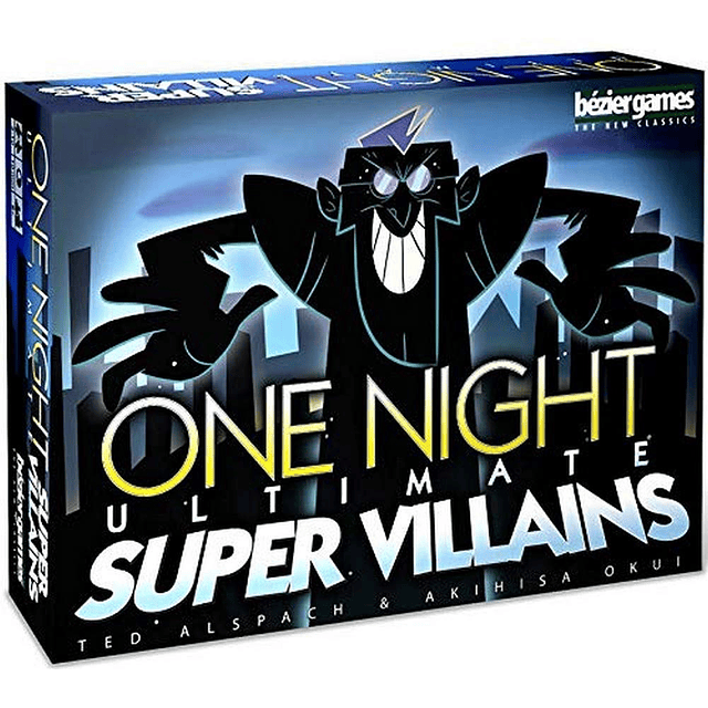 One Night Ultimate Super Villains, juego de fiesta familiar,