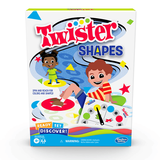 Ready Set Descubre el juego Twister Shapes