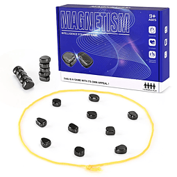 Juego de ajedrez magnético, juego magnético con cuerda, jueg