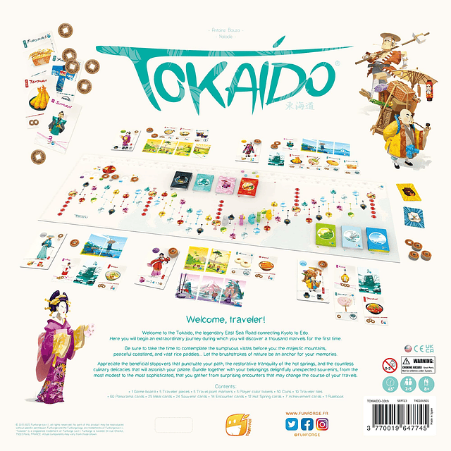 Tokaido Juego base Edición del décimo aniversario juego de