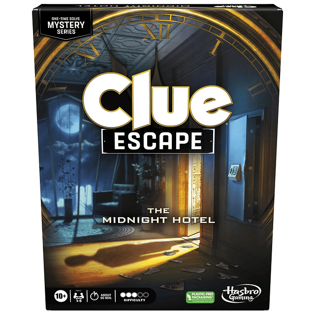 Clue Escape juego de mesa The Midnight Hotel, juego de sala