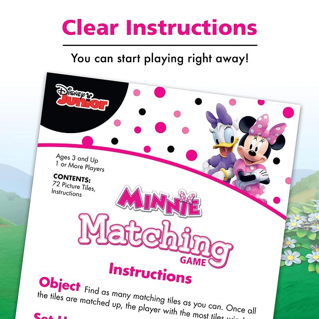 Disney Junior Minnie Juego de correspondencias | Juego único