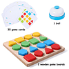 Rompecabezas de madera Juegos de mesa a juego de colores Jug