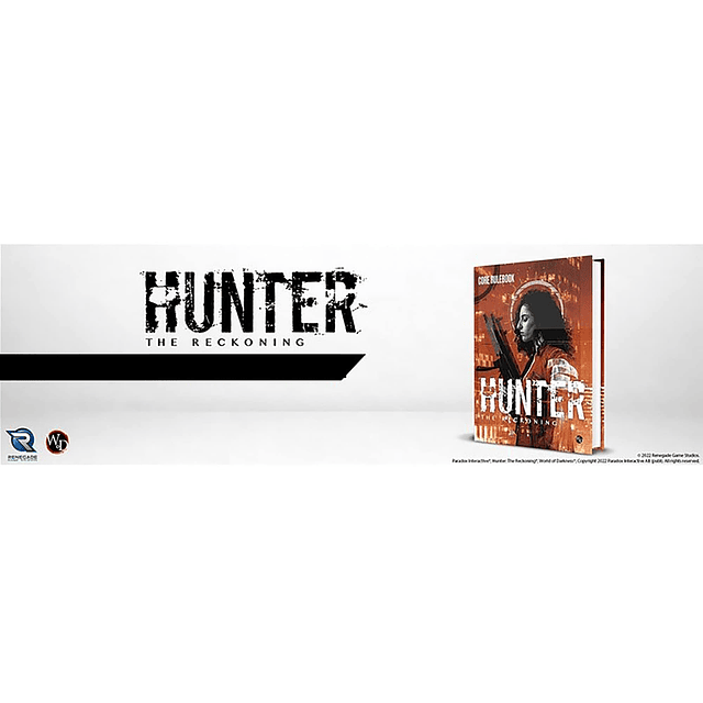 Hunter The Reckoning, libro de reglas básicas del juego de r